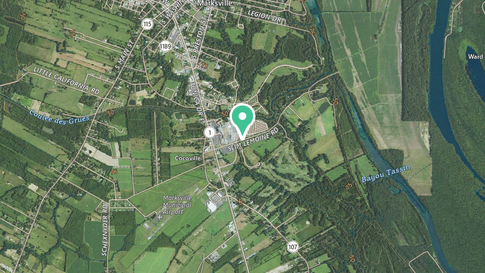 Map of Paragon Casino Resort RV Park