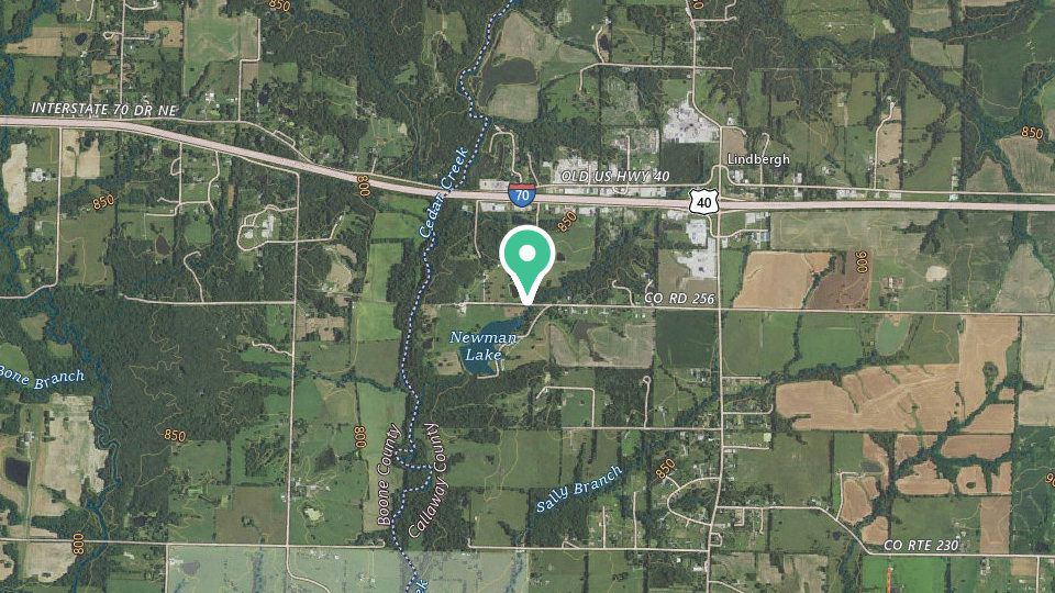 Map of Cedar Creek Resort & RV Park