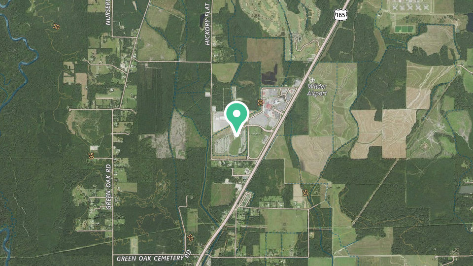 Map of Red Shoes RV Park & Chalets