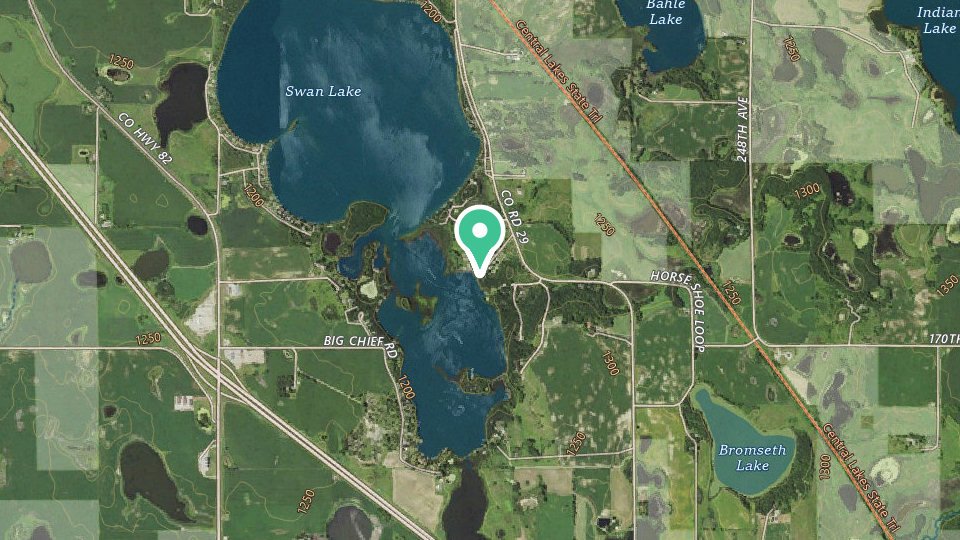 Map of Swan Lake Resort & Campground
