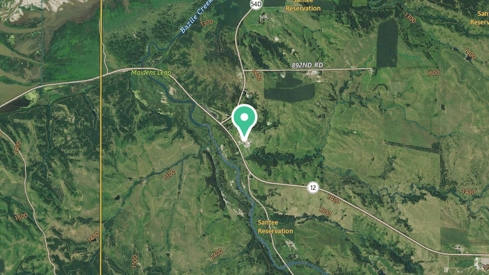 Map of Old Tatanka Casino and RV park