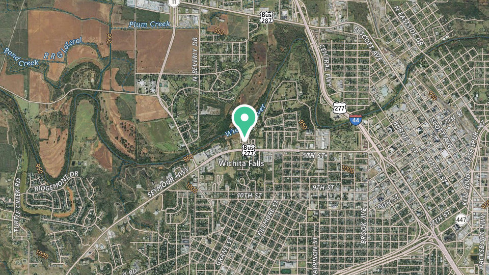 Map of Wichita Falls RV Park