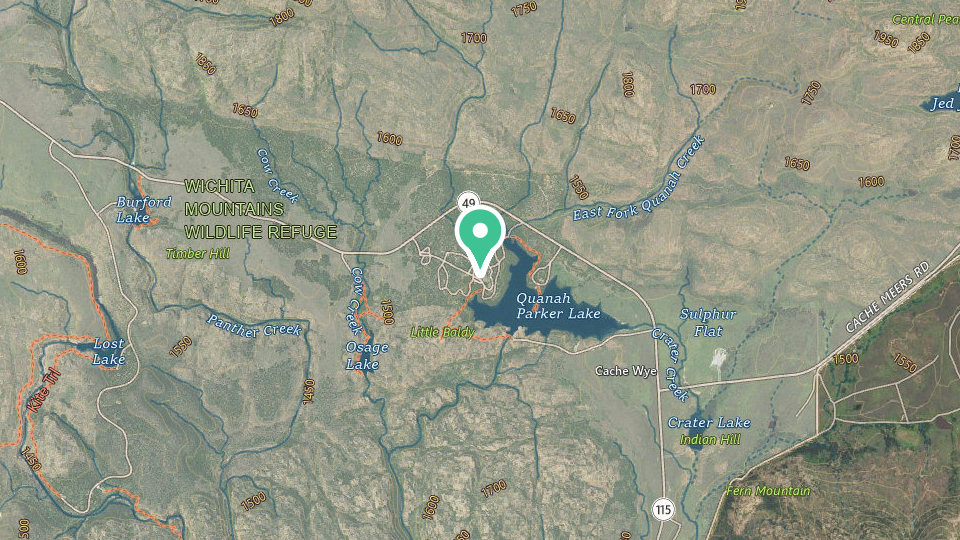Map of Doris Campground