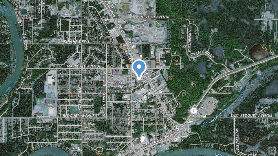 Map of Alaska Boat Rentals & Guide Service