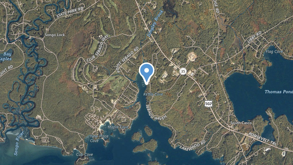 Map of Kettle Cove Marina