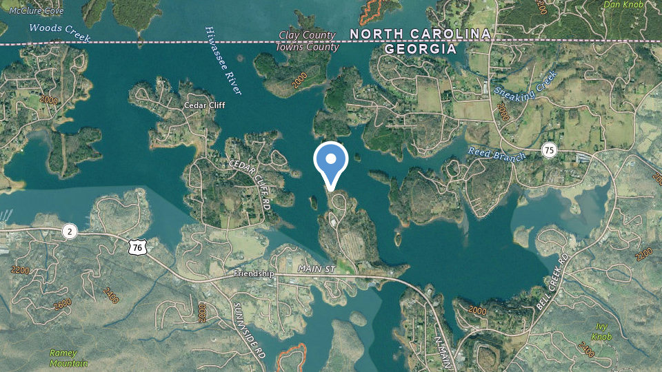 Map of Lake Chatuge Cruise (Sunset & Boat Cruise Tours)