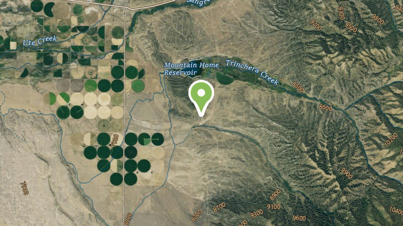 Satellite view of Sangre de Cristo Ranches