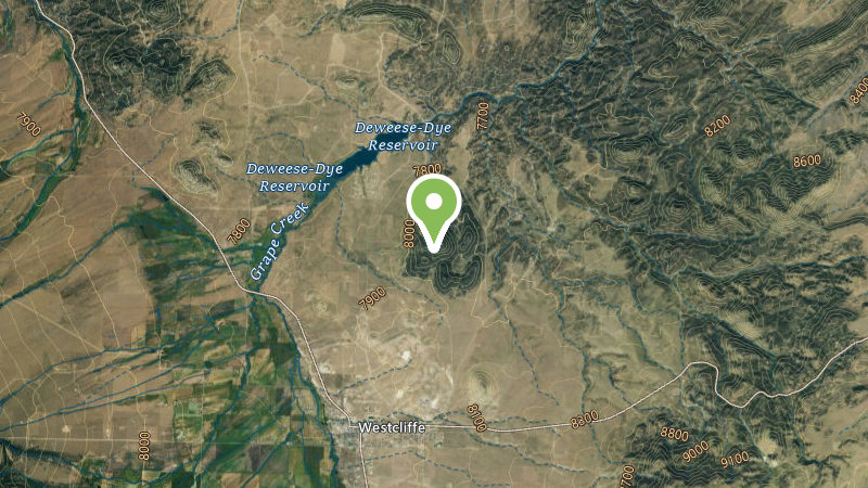 Satellite view of Bull Domingo Ranch