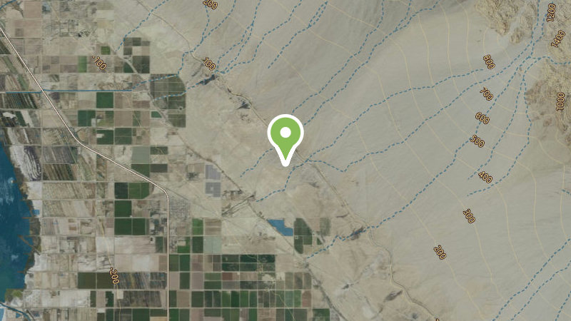Satellite view of Slab City