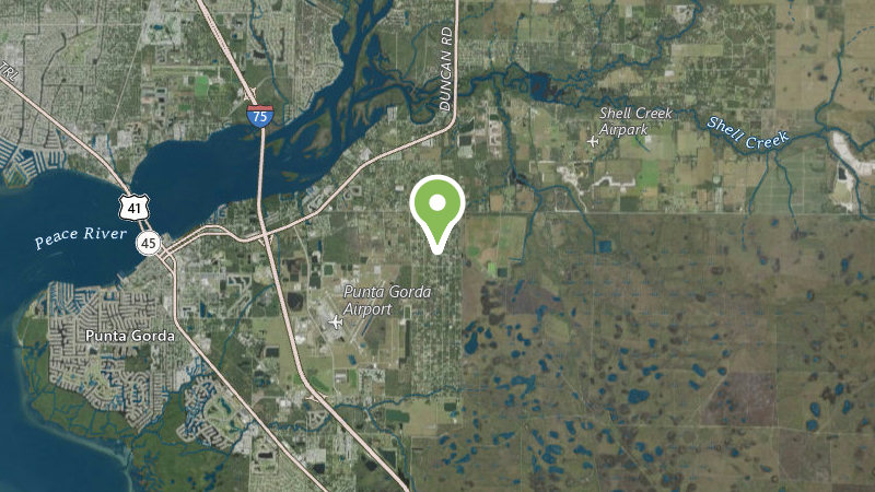 Satellite view of Charlotte Ranchettes