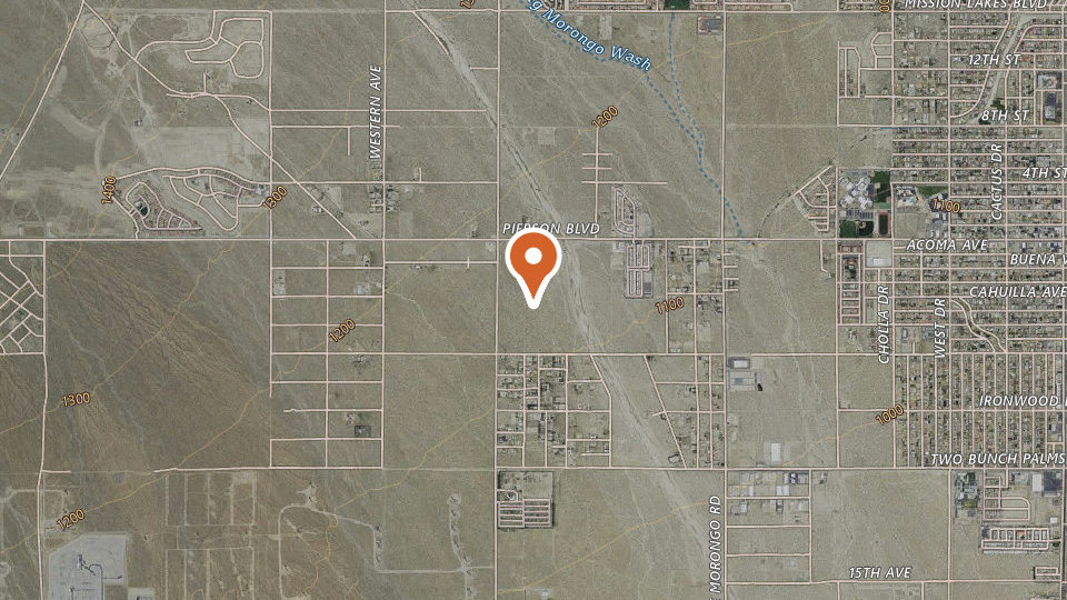 Map of Desert View Mobile Home Club