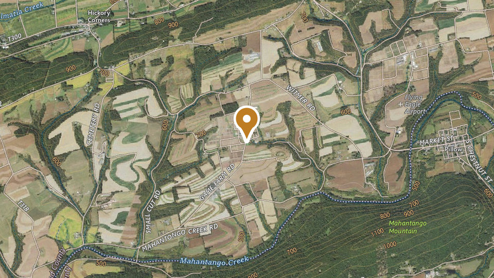Map of Martz's Game Farm