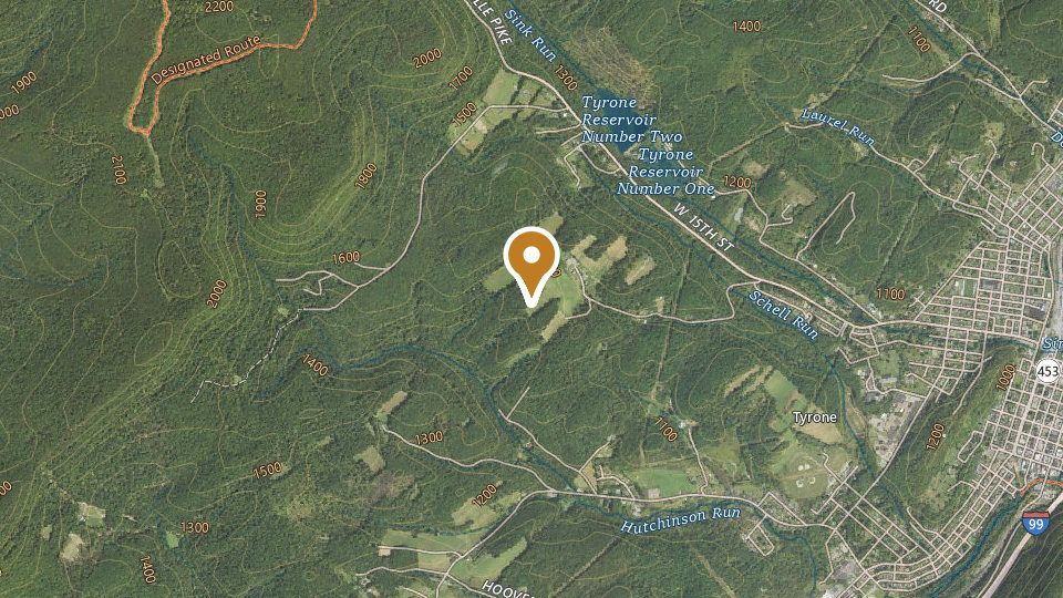 Map of Quest Haven Lodge Hunting