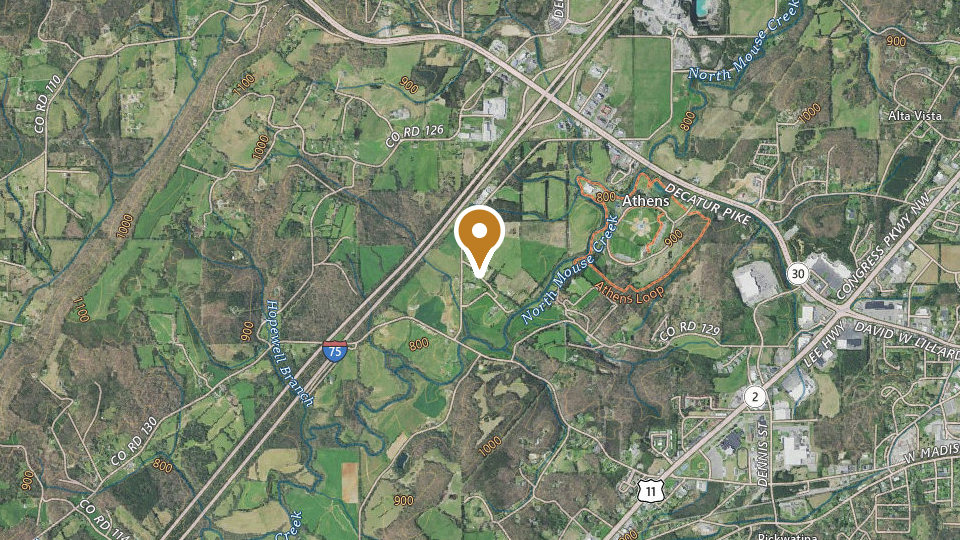 Map of Creekside Hunting Preserve