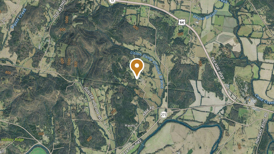 Map of Craig Game Preserve