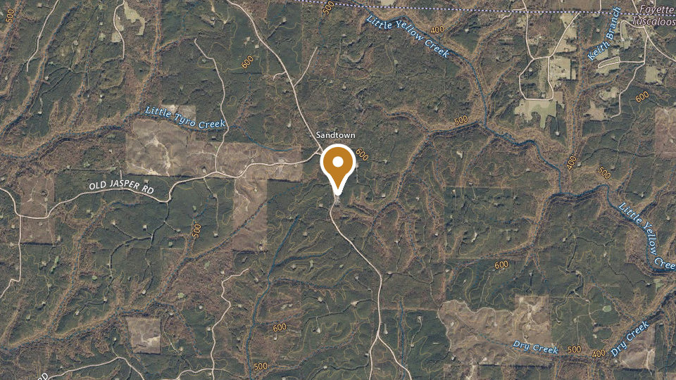 Map of Twin Creek Hunting Club