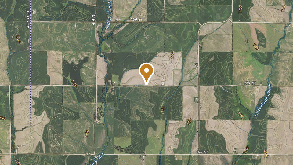 Map of Rooster Ridge Preserve