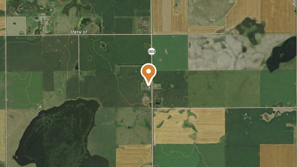 Map of Oahe Guide Services