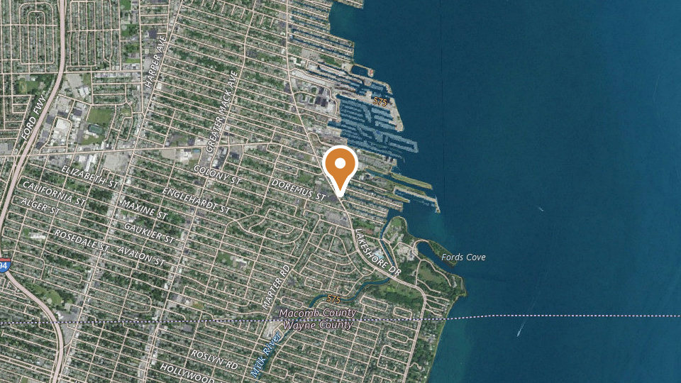 Map of Michigan Muskie Fishing Charters