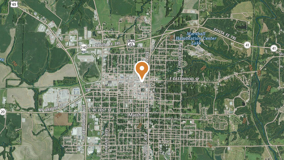Map of Professional Fishing Guide Services