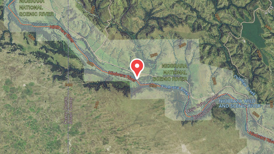 Map of Sunny Brook Camp & Prairie River Outfitters