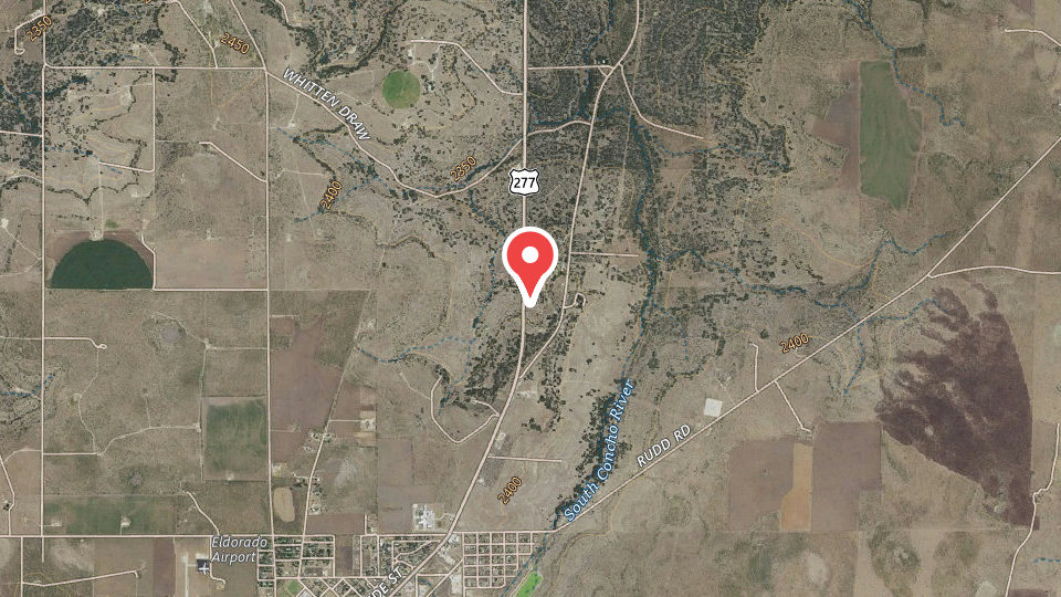 Map of Live Oak Hunting Lodge