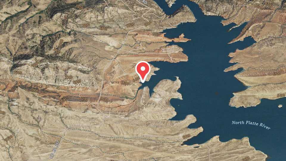 Map of Seminoe State Recreation Area OHV