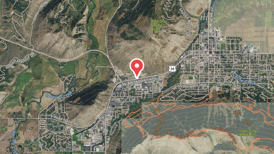 Map of Snake River Kayak & Canoe School