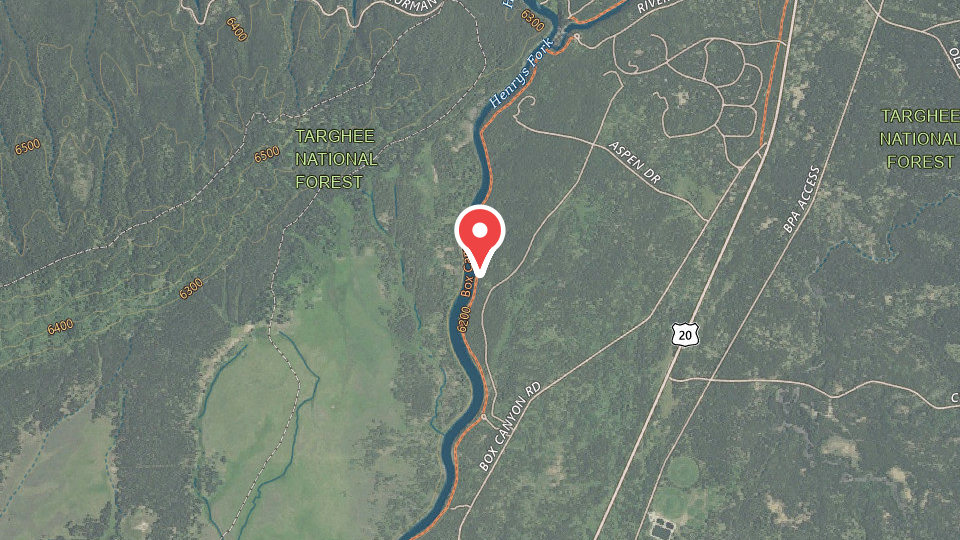 Map of Caribou-Targhee NF OHV