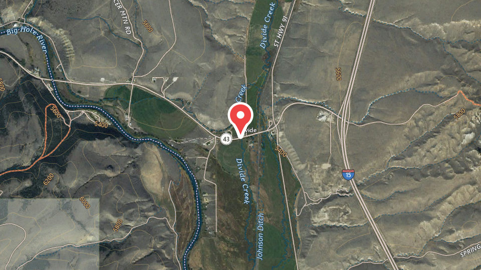 Map of Great Divide Outfitters