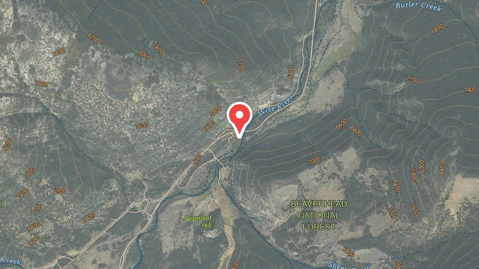 Map of Big Hole Lodge
