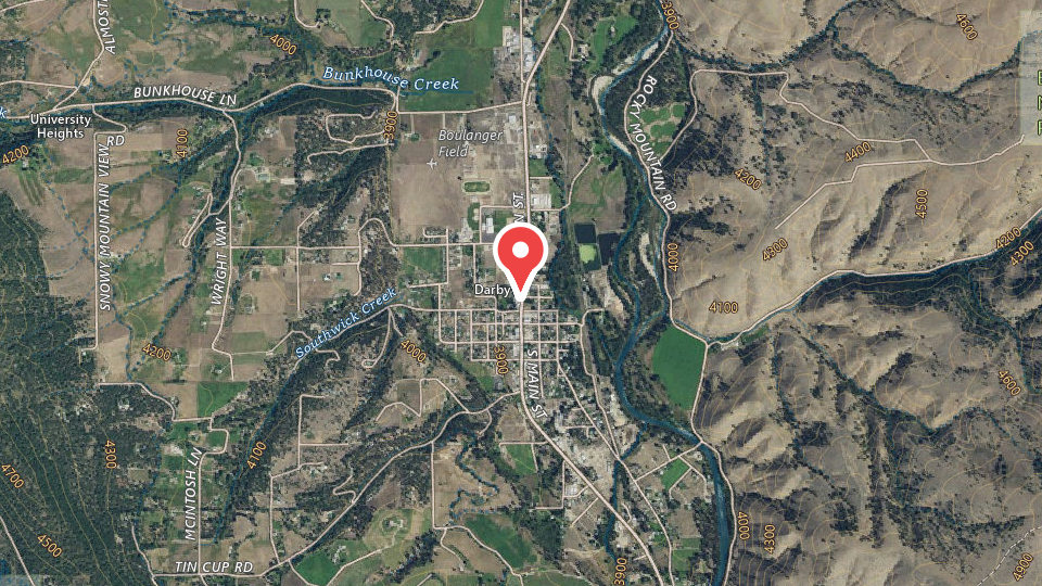 Map of Montana Outwest Outfitters
