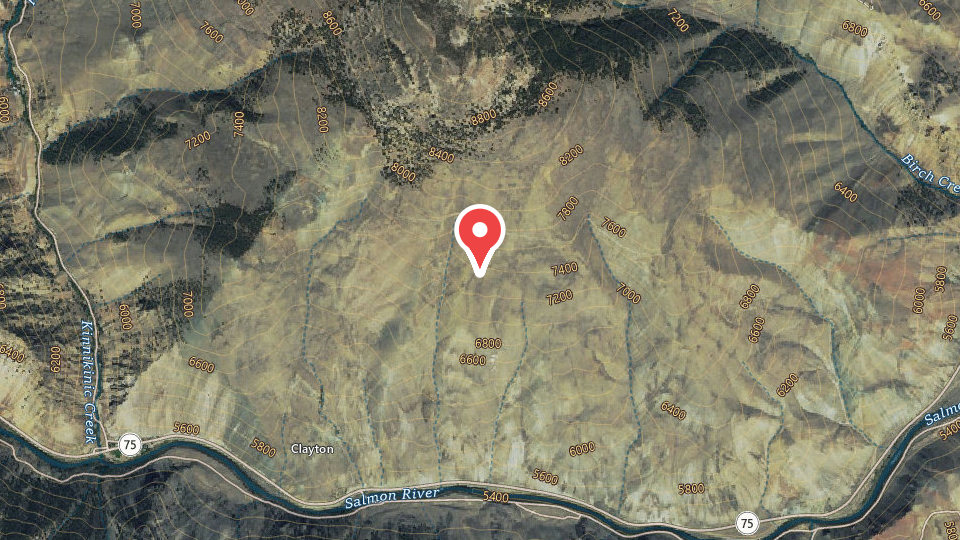 Map of Yankee Fork OHV / Custer Motorway