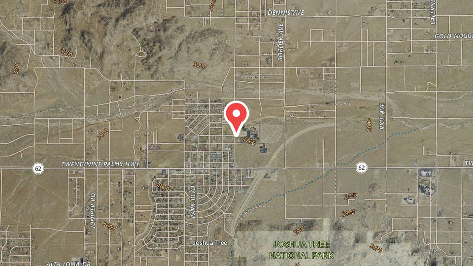 Map of Joshua Tree RV & Campground