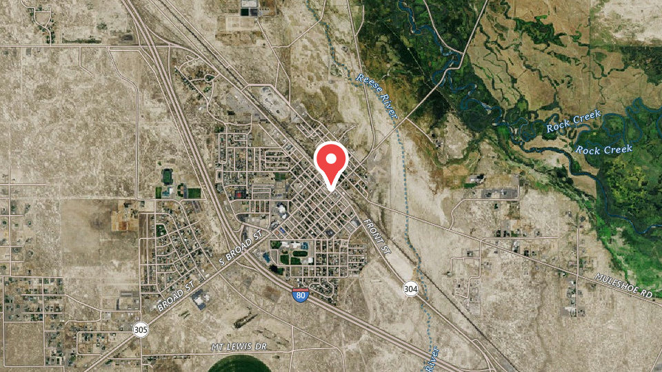 Map of Reese River Outfitters