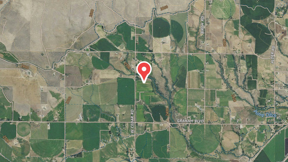 Map of Pheasant Valley Hunting Ranch