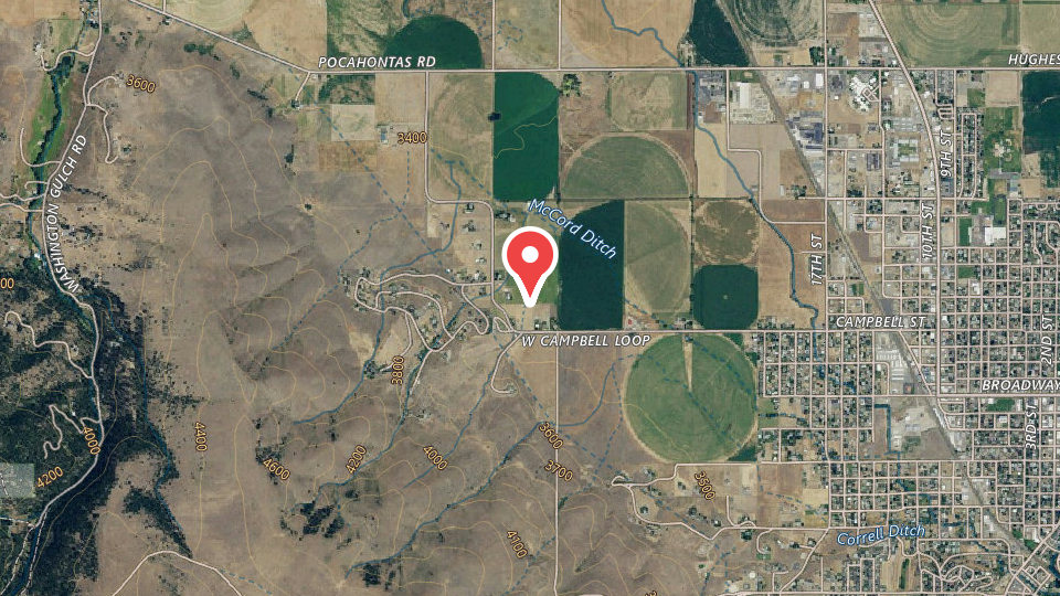 Map of Sheep Mountain Outfitters