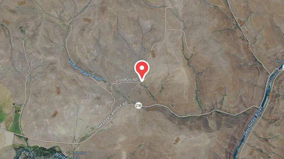 Map of White River Outfitters and Game Birds