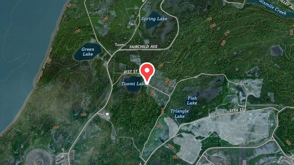 Map of Hillberg Ski Area