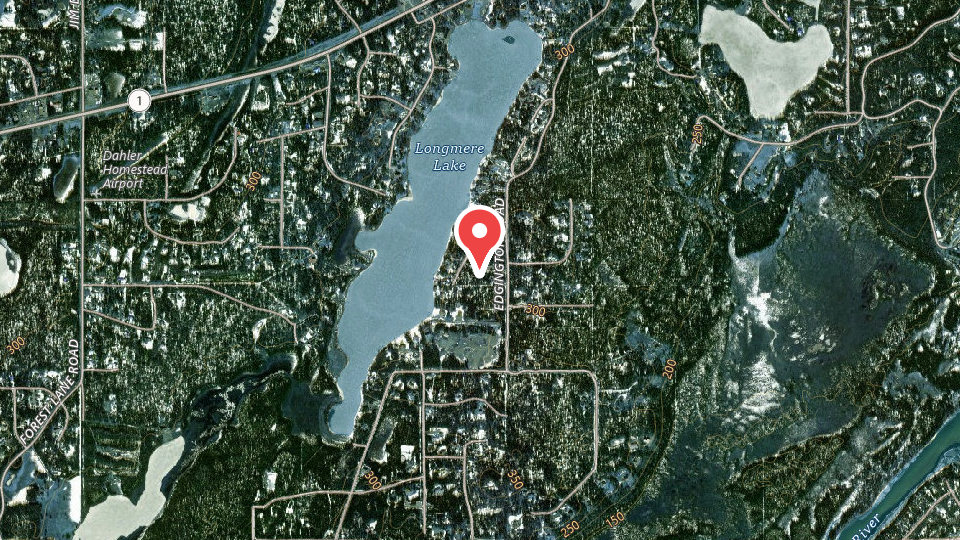 Map of All Alaska Outdoors lodge