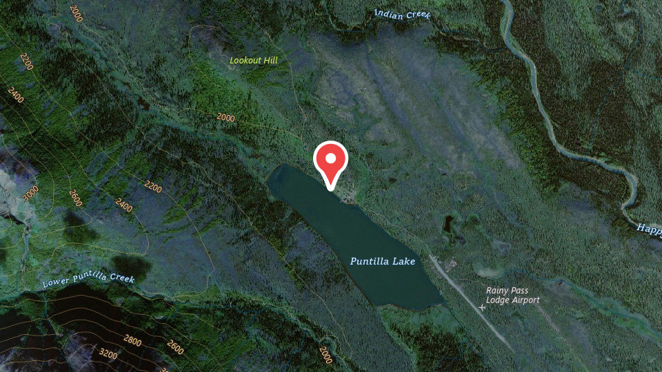 Map of The Perrins' Rainy Pass Lodge, LLC