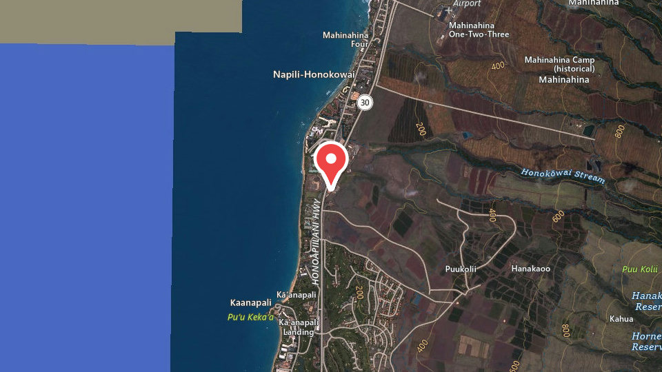 Map of Maui Dune Buggy