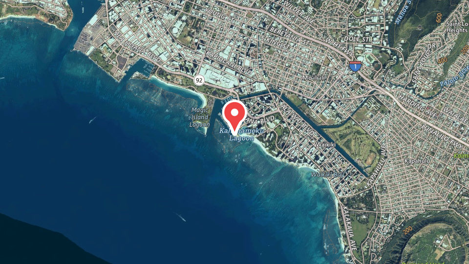 Map of Hawaii Surf Guru