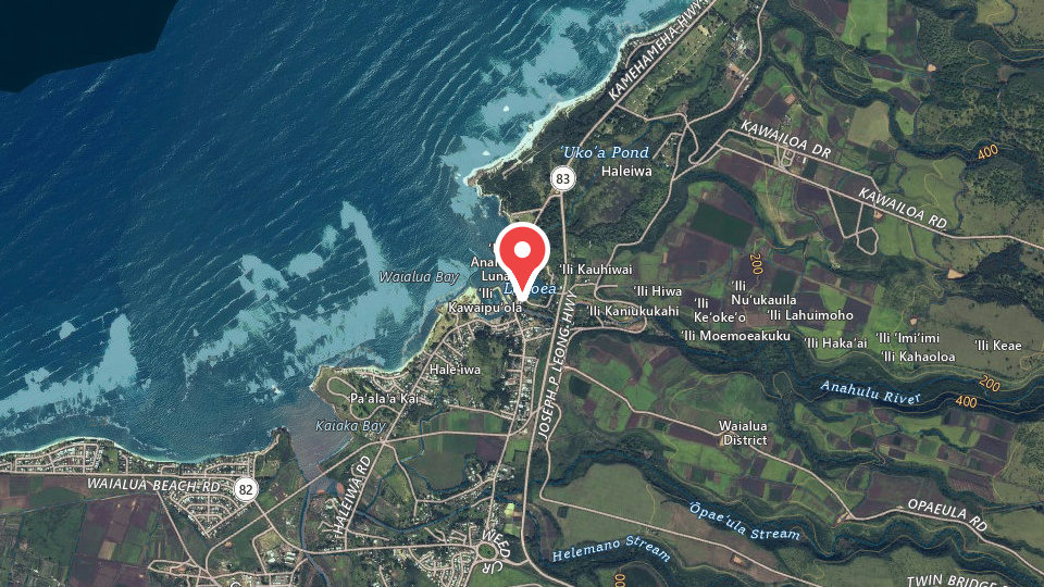 Map of 808 Surf School