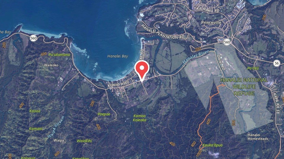 Map of Aloha Surfing School LLC