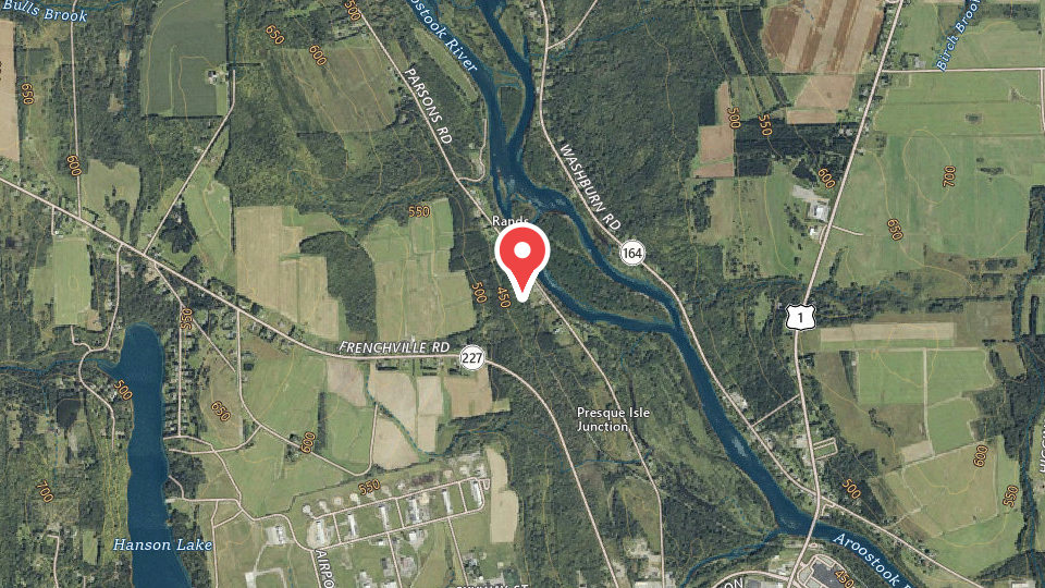 Map of Aroostook Valley Trail