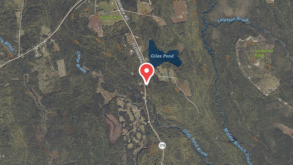 Map of Hillside Game Ranch