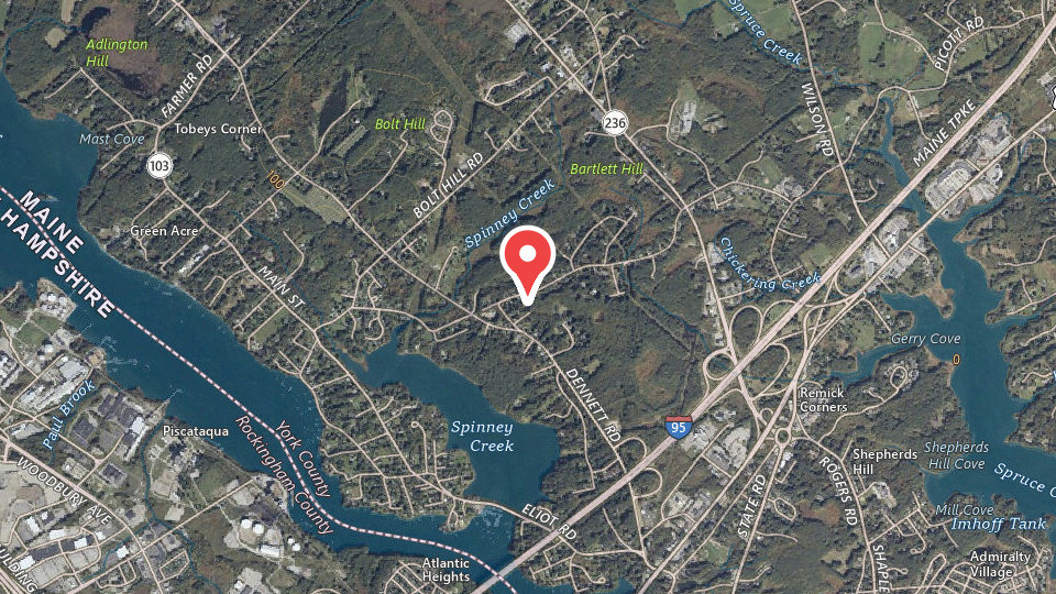 Map of Southern Maine Fish and Game Club