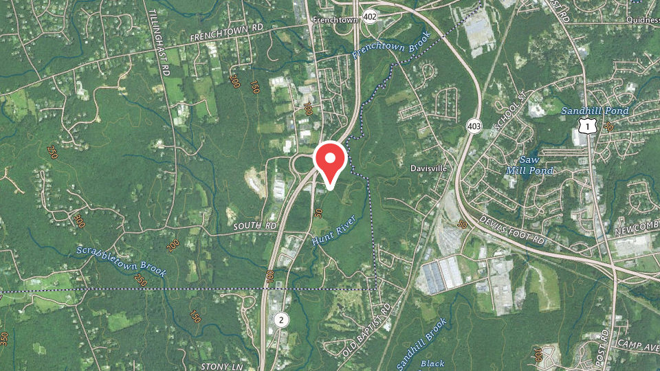 Map of Hunt River Preserve