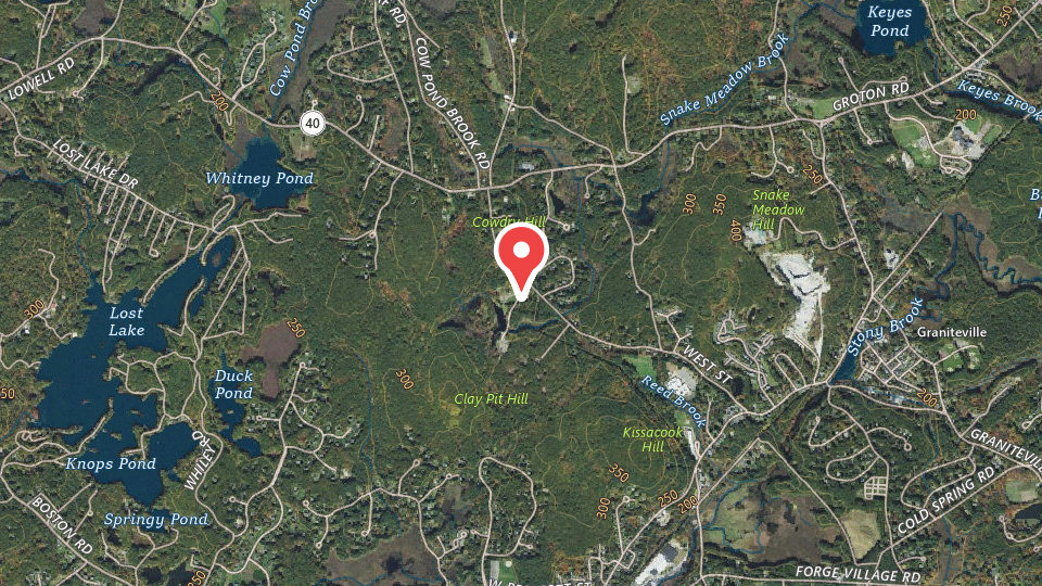Map of Westford Sportsmen's Club